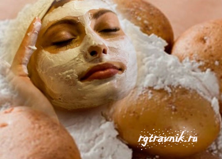 Картофельный крахмал для лица